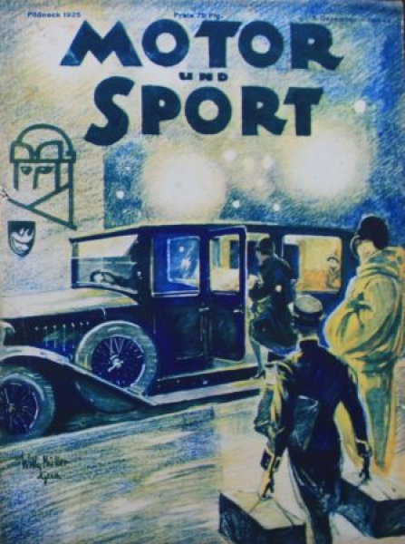 "Motor & Sport" Motor-Magazine Poessneck 1925 (9935)